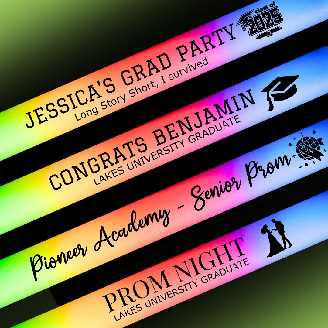 Custom-Made Glow Sticks