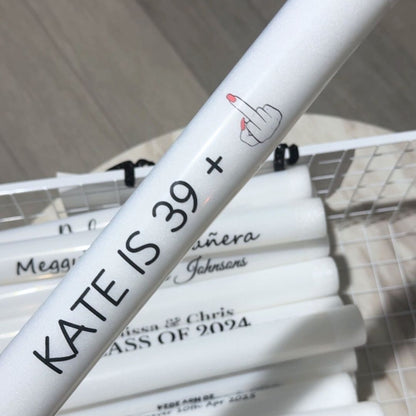 Personalized glow sticks for a fun and unforgettable 40th birthday party made in Australia