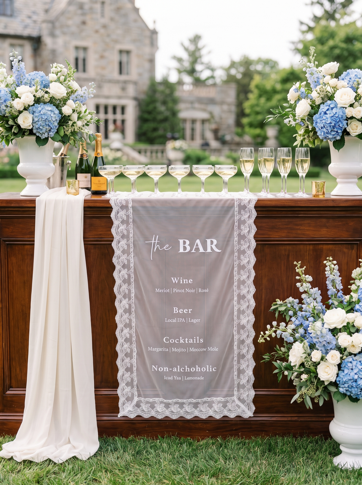 Sheer Lace Bar Sign