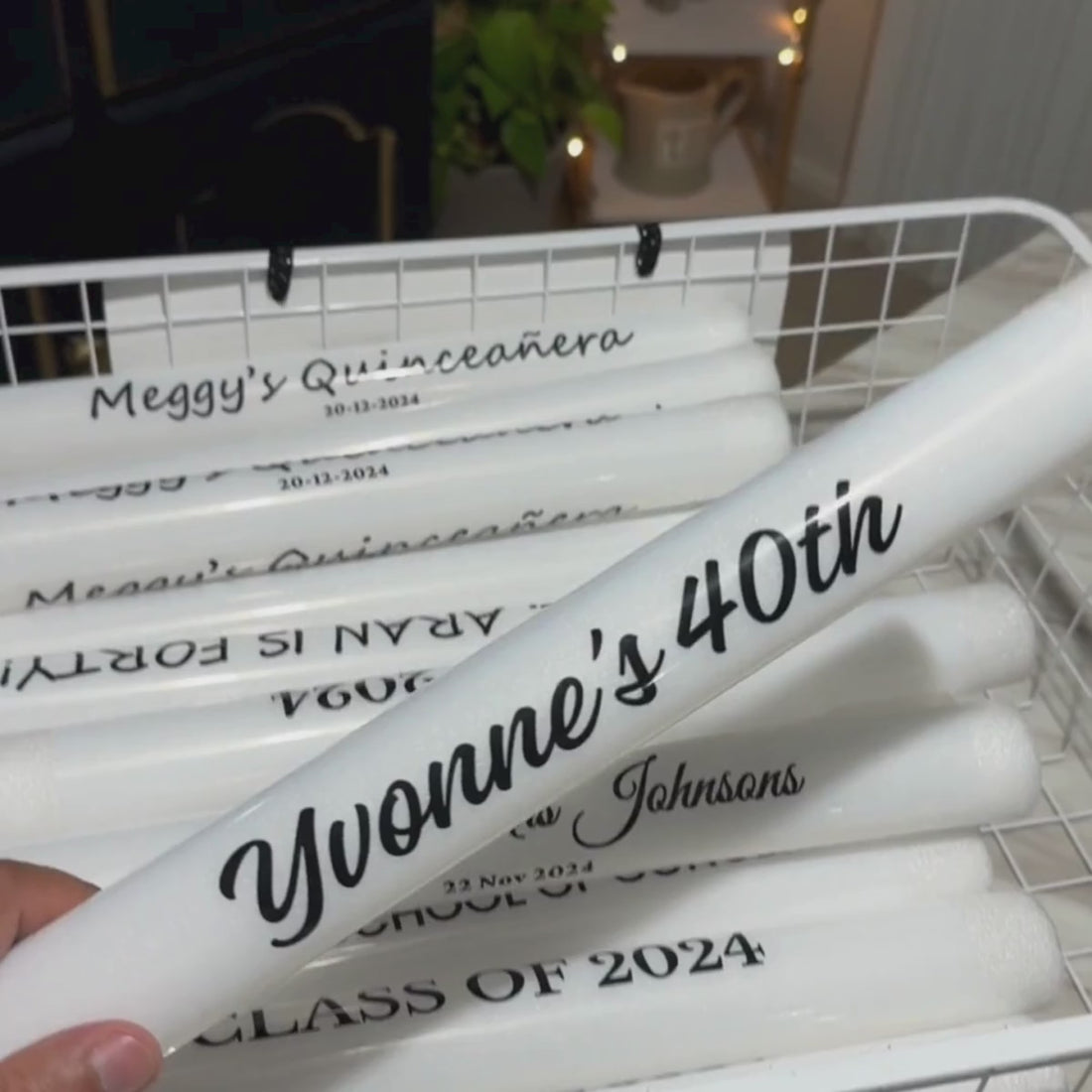 Personalised LED Glow Sticks